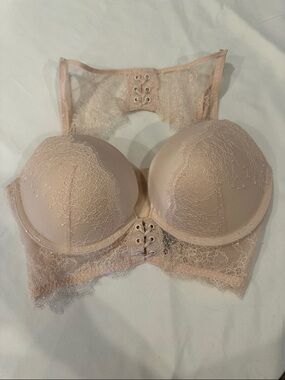 Victoria's Secret Blush Lace-Accented Push-Up Bra